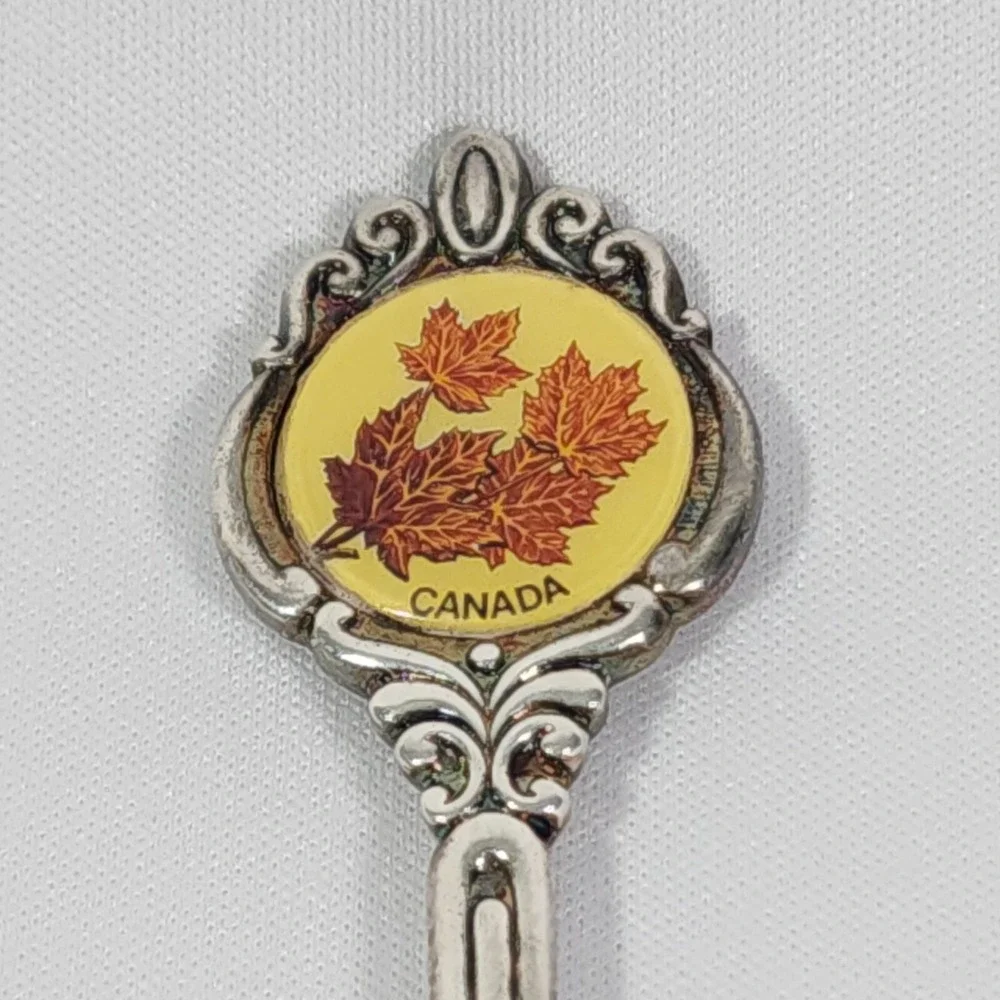12 Souvenir Spoons Multiple City States NY NV FL Canada Custer House Dakota Terr
